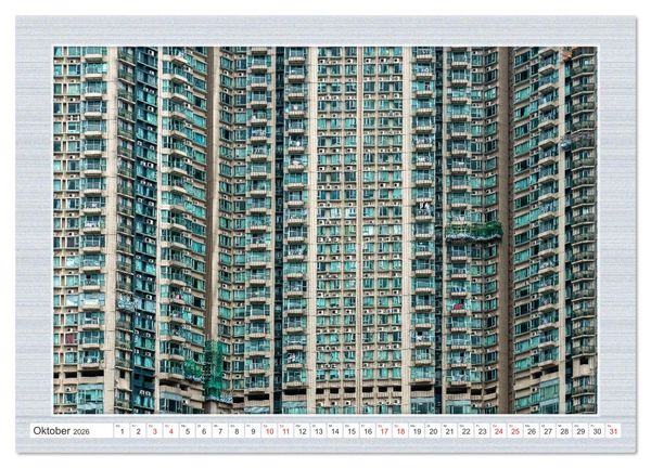 Produktbild: Urbaner Zauber: Das Zentrum Hongkongs (Wandkalender 2026 DIN A4 quer), CALVENDO Monatskalender