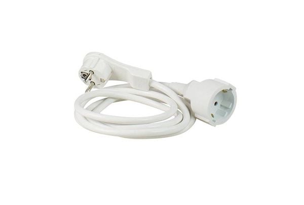 Produktbild: AS Schwabe 50212 Strom Verl&auml;ngerungskabel Schwarz 2m H05VV-F 3G 1,5mm&sup2;