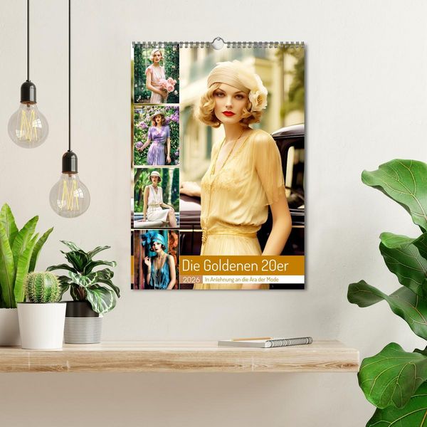 Produktbild: Die Goldenen 20er - In Anlehnung an die &Auml;ra der Mode (Wandkalender 2026 DIN A3 hoch), CALVENDO Monatskalender