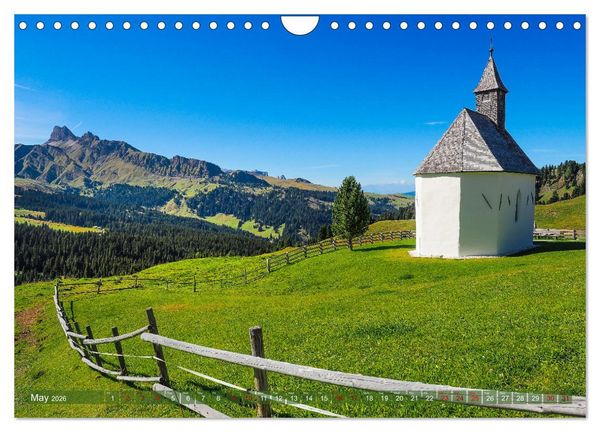 Produktbild: Fascinating Dolomite Alps (Wall Calendar 2026 DIN A4 landscape), CALVENDO 12 Month Wall Calendar