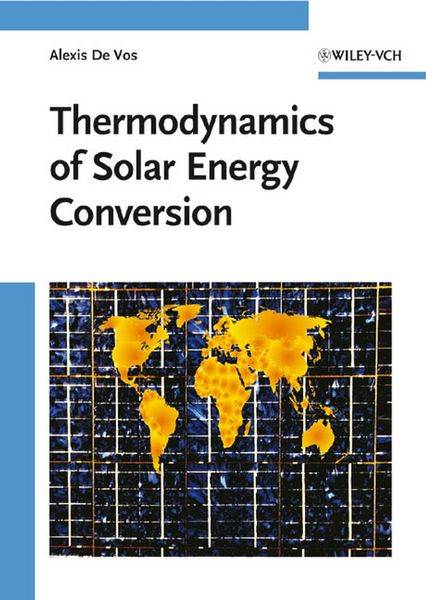 Produktbild: Thermodynamics of Solar Energy Conversion
