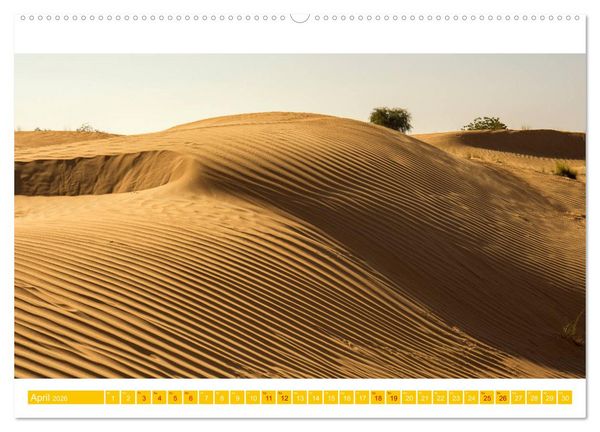 Produktbild: Die W&uuml;ste von Dubai (hochwertiger Premium Wandkalender 2026 DIN A2 quer), Kunstdruck in Hochglanz