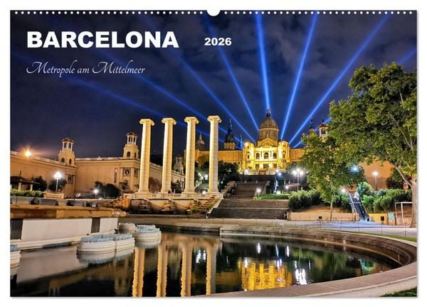Produktbild: BARCELONA - Metropole am Mittelmeer (Wandkalender 2026 DIN A2 quer), CALVENDO Monatskalender