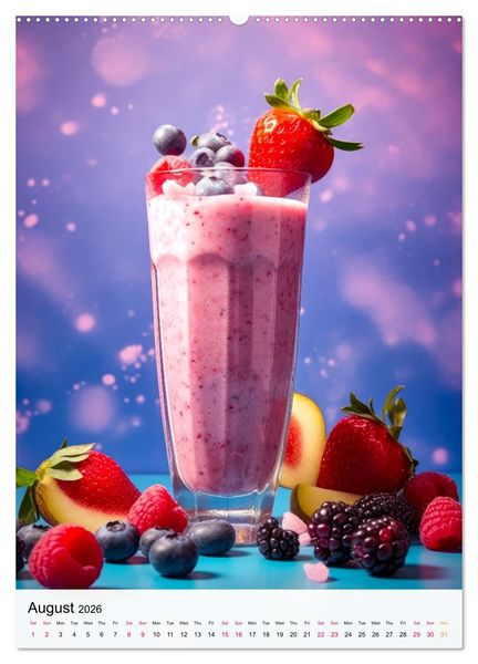 Produktbild: Smoothie Symphony (Wall Calendar 2026 DIN A2 portrait), CALVENDO 12 Month Wall Calendar