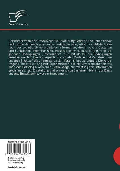 Produktbild: Systemtheorie und die Information der Systeme