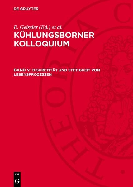 Produktbild: Diskretit&auml;t und Stetigkeit von Lebensprozessen