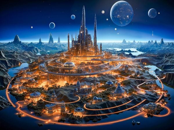 Produktbild: CALVENDO Puzzle Vision&auml;re Zukunft | 1000 Teile Lege-Gr&ouml;&szlig;e 64x48cm Foto-Puzzle f&uuml;r gl&uuml;ckliche Stunden