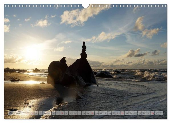 Produktbild: Sonne, Mond und Wolken (Wandkalender 2026 DIN A3 quer), CALVENDO Monatskalender