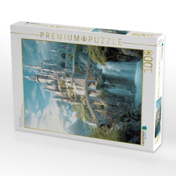 Produktbild: CALVENDO Puzzle M&auml;rchenschl&ouml;sser | 1000 Teile Lege-Gr&ouml;&szlig;e 64x48cm Foto-Puzzle f&uuml;r gl&uuml;ckliche Stunden