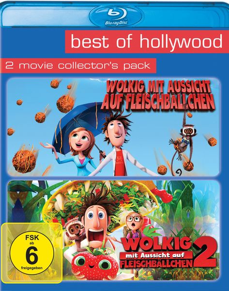 Produktbild: Wolkig mit Aussicht auf Fleischb&auml;llchen/Wolkig mit Aussicht auf Fleischb&auml;llchen2 - Best of Hollywood/2 Movie Collector's Pack [2 BRs]