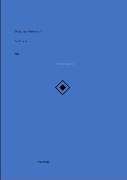 Produktbild: Skripte zur Mathematik - Funktionen