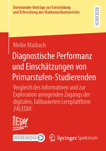 Produktbild: Diagnostische Performanz und Einsch&auml;tzungen von Primarstufen-Studierenden
