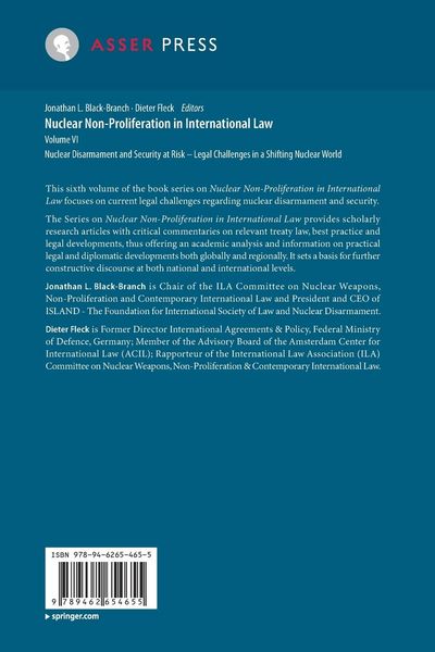 Produktbild: Nuclear Non-Proliferation in International Law - Volume VI