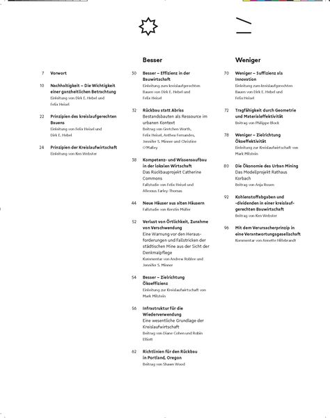 Produktbild: Besser - Weniger - Anders Bauen: Kreislaufgerechtes Bauen und Kreislaufwirtschaft