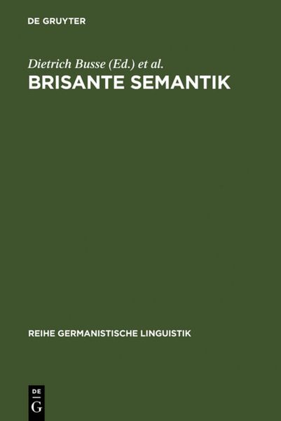 Produktbild: Brisante Semantik