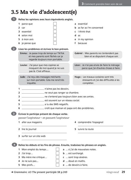 Produktbild: Cambridge IGCSE(TM) French Workbook