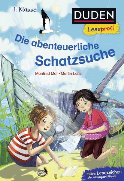 Duden Leseprofi – Die abenteuerliche Schatzsuche, 1. Klasse, Gebundene Ausgabe von Manfred Mai,Martin Lenz, FISCHER Sauerländer Duden,
