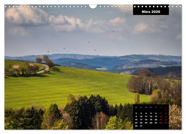 Produktbild: Malerisches Sauerland (Wandkalender 2026 DIN A3 quer), CALVENDO Monatskalender
