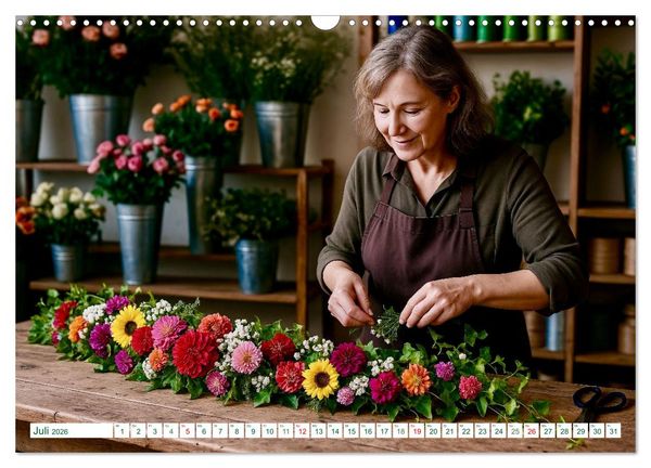 Produktbild: Floristen und ihr Handwerk (Wandkalender 2026 DIN A3 quer), CALVENDO Monatskalender