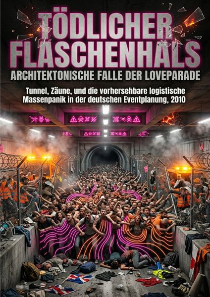 Tödlicher Flaschenhals: Architektonische Falle der Loveparade, Taschenbuch von Freddy Benthin, Epubli, 9783565386031