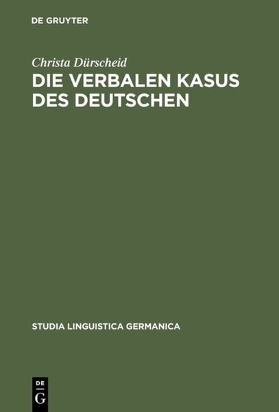 Produktbild: Die verbalen Kasus des Deutschen