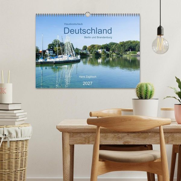 Produktbild: Hausbooturlaub Deutschland - Berlin und Brandenburg (Wandkalender 2027 DIN A3 quer), CALVENDO Monatskalender
