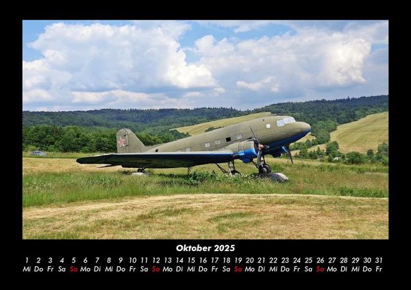 Produktbild: Flugzeuge 2025 Fotokalender DIN A3