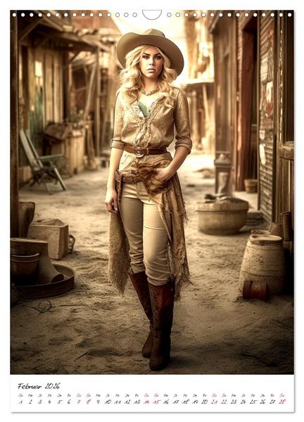 Produktbild: Starke Cowgirls (Wandkalender 2026 DIN A3 hoch), CALVENDO Monatskalender