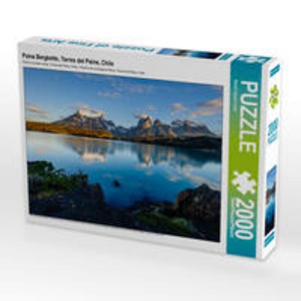 CALVENDO Puzzle Paine Bergkette, Torres del Paine, Chile | 2000 Teile Lege-Größe 90x67cm Foto-Puzzle für glückliche Stunden