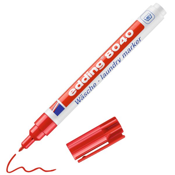 Produktbild: Edding W&auml;schemarker 8040 rot