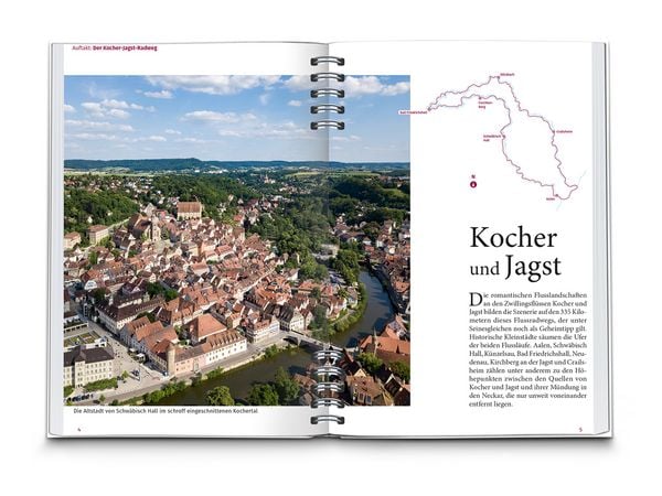 Produktbild: KOMPASS Radreisef&uuml;hrer Kocher-Jagst-Radweg