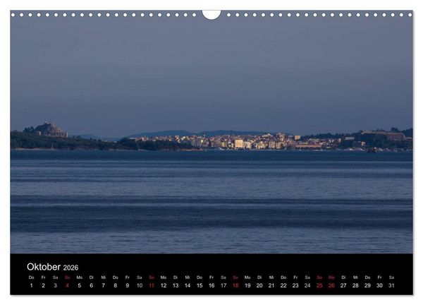Produktbild: Korfu - Kerkira (Wandkalender 2026 DIN A3 quer), CALVENDO Monatskalender