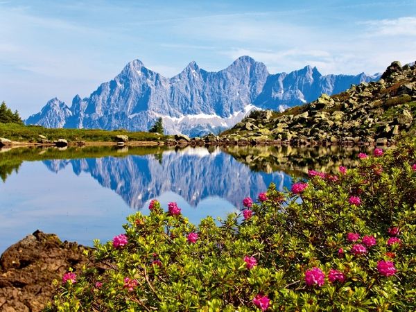 Produktbild: CALVENDO Puzzle Der Spiegelsee 1000 Teile Puzzle quer | 1000 Teile Lege-Gr&ouml;&szlig;e 64 &times; 48 cm Foto-Puzzle f&uuml;r gl&uuml;ckliche Stunden