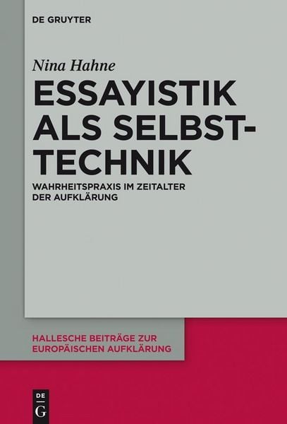 Produktbild: Essayistik als Selbsttechnik