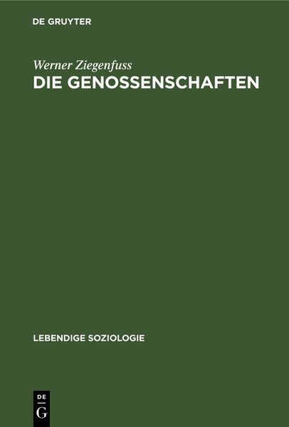 Produktbild: Die Genossenschaften