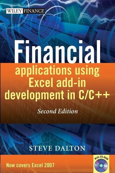 Produktbild: Financial Applications using Excel Add-in Development in C / C++