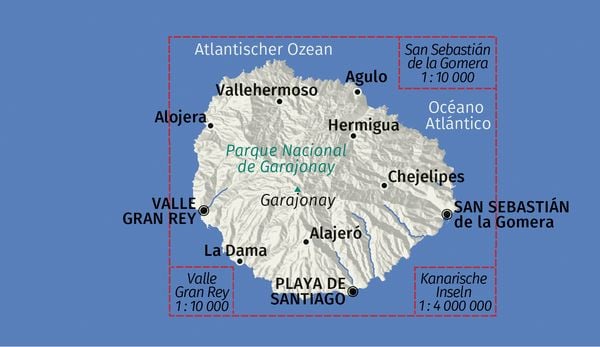 Produktbild: KOMPASS Wanderkarte 231 La Gomera 1:30.000