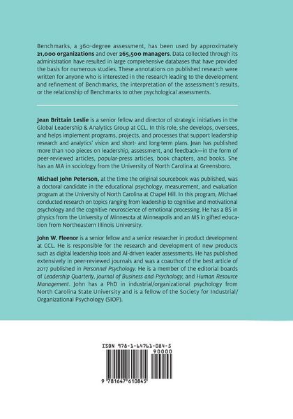 Produktbild: The Benchmarks Sourcebook