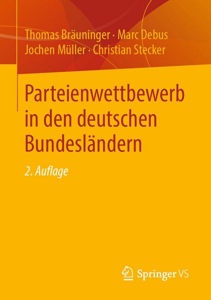Produktbild: Parteienwettbewerb in den deutschen Bundesl&auml;ndern