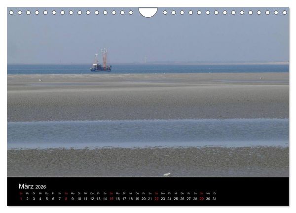 Produktbild: Wunderbare Nordsee (Wandkalender 2026 DIN A4 quer), CALVENDO Monatskalender