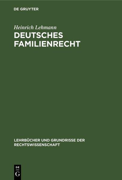 Produktbild: Deutsches Familienrecht