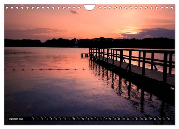 Produktbild: Mecklenburgische Seenplatte - zum Tr&auml;umen sch&ouml;n (Wandkalender 2026 DIN A4 quer), CALVENDO Monatskalender