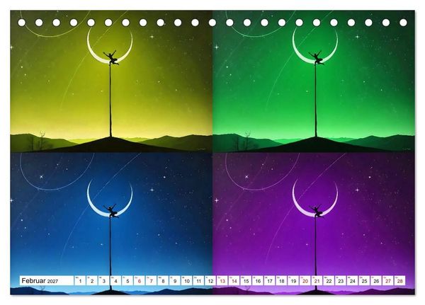 Produktbild: Olympia neu gedacht - Sport als Pop-Art (Tischkalender 2027 DIN A5 quer), CALVENDO Monatskalender