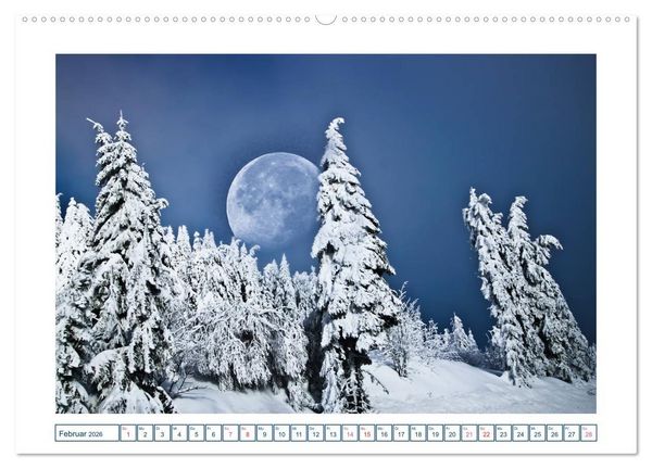 Produktbild: MoonMania (Wandkalender 2026 DIN A2 quer), CALVENDO Monatskalender
