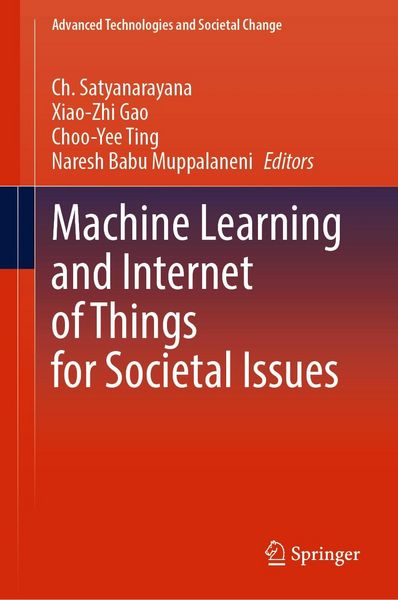 Produktbild: Machine Learning and Internet of Things for Societal Issues