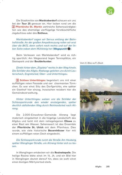 Produktbild: BVA Die 27 sch&ouml;nsten E-Bike Touren im Allg&auml;u