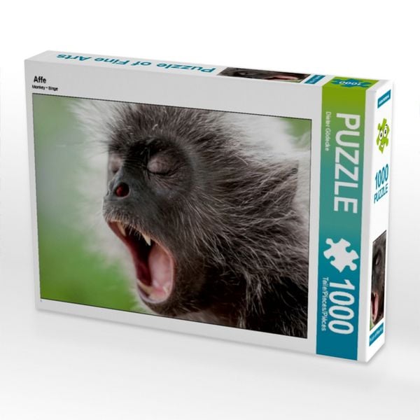 Produktbild: CALVENDO Puzzle Affe | 1000 Teile Lege-Gr&ouml;&szlig;e 64x48cm Foto-Puzzle f&uuml;r gl&uuml;ckliche Stunden