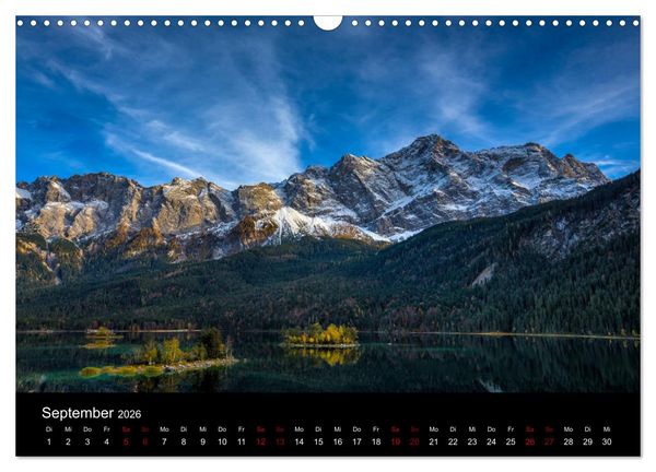 Produktbild: Licht &uuml;ber Alpenlandschaften (Wandkalender 2026 DIN A3 quer), CALVENDO Monatskalender
