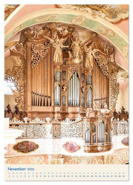 Produktbild: Orgel Giganten (Wandkalender 2026 DIN A2 hoch), CALVENDO Monatskalender