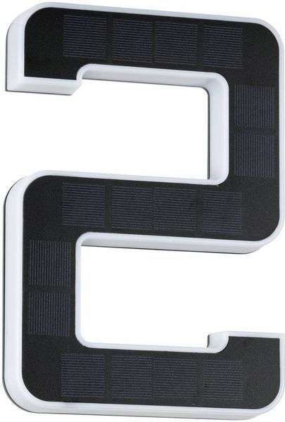 Produktbild: Paulmann 79843 Solar-Hausnummernleuchte 0.20W Warmwei&szlig; Schwarz